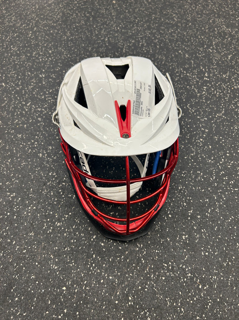 Used Cascade XRS Lacrosse Helmet White One Size 11162-S000438760 Vist Large View of Product Image Which is Used Cascade XRS Lacrosse Helmet White One Size