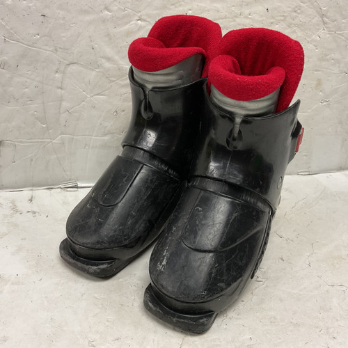 Vist Large View of Product Image Which is Used Nordica 0.1 SUPER Boys DH Ski Boot Black And Red 195 MP - Y13
