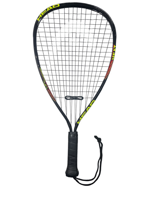 Vist Large View of Product Image Which is Used Head HEAT Adult Racquetball Racquet Black 3 3/8"
