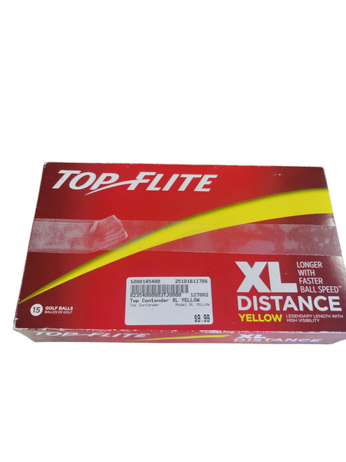 Vist Large View of Product Image Which is Used Top Contender XL YELLOW 15 Pack - Golf Balls