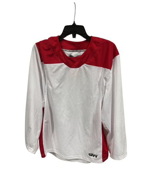 Vist Large View of Product Image Which is Used Gamewear Hockey Practice Jersey White SM
