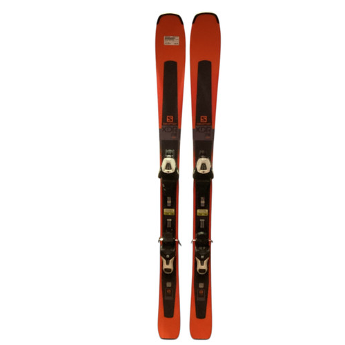 Vist Large View of Product Image Which is Used Salomon XDR 78 STR Mens DH Ski/Binding Orange 140 cm