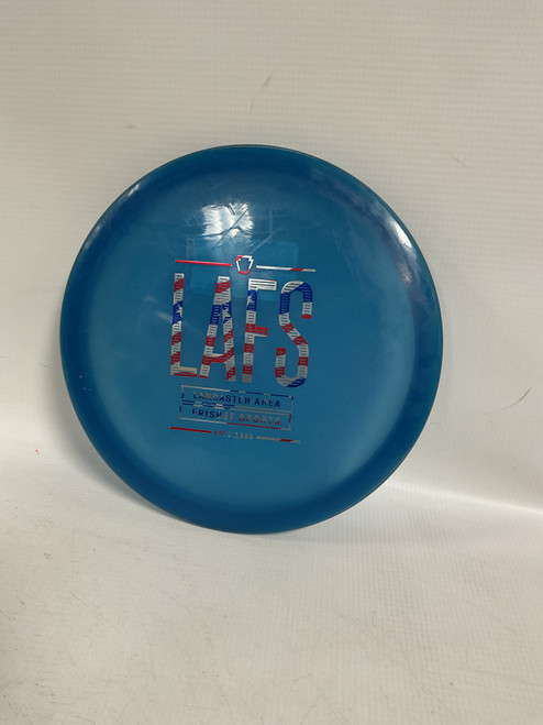 Vist Large View of Product Image Which is Used Westside BARD Disc Golf Mid Range Royal Blue