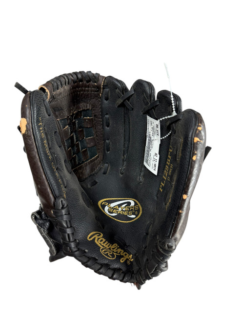 Vist Large View of Product Image Which is Used Rawlings PLAYERS SERIES BB/SB Glove RH Throw Brown 11"