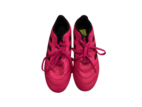 Vist Large View of Product Image Which is Used Adidas Soccer Cleats Pink Junior 02