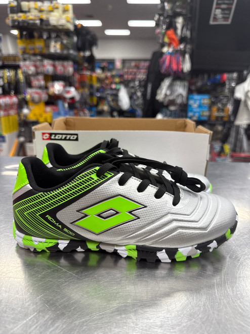 Vist Large View of Product Image Which is New Lotto ROMA 500 Soccer Turf Shoes Grey Senior 5