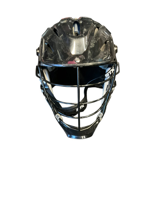 Vist Large View of Product Image Which is Used RIVAL L/XL BLACK LACROSSE HELMET Lacrosse Helmet Black L/XL