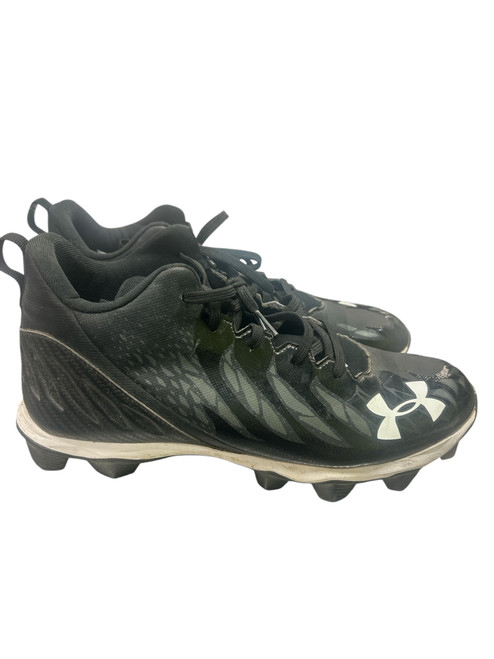 Vist Large View of Product Image Which is Used Under Armour Adult FB Cleats Black Senior 9