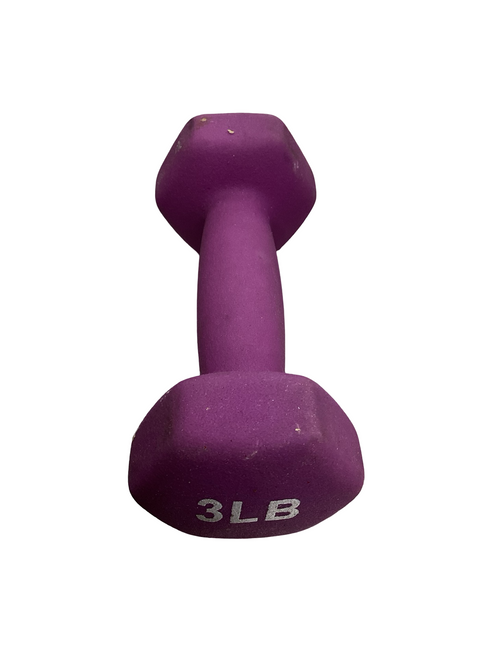 Vist Large View of Product Image Which is Used Hex Dumbbell (Each) 3 lb