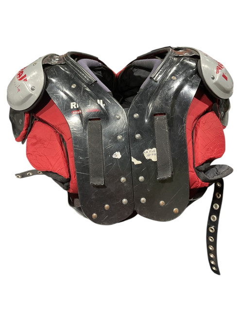 Vist Large View of Product Image Which is Used Riddell EVX FB Shoulder Pads Black MD
