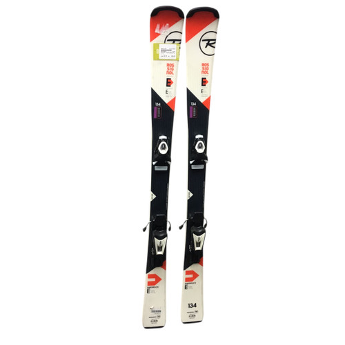 Vist Large View of Product Image Which is Used Rossignol EXPERIENCE ERTL Boys DH Ski/Binding White 134 cm