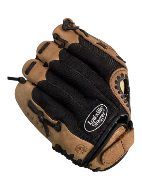 Vist Large View of Product Image Which is Used Louisville Slugger GENB1000 BB/SB Glove RH Throw Black 10"