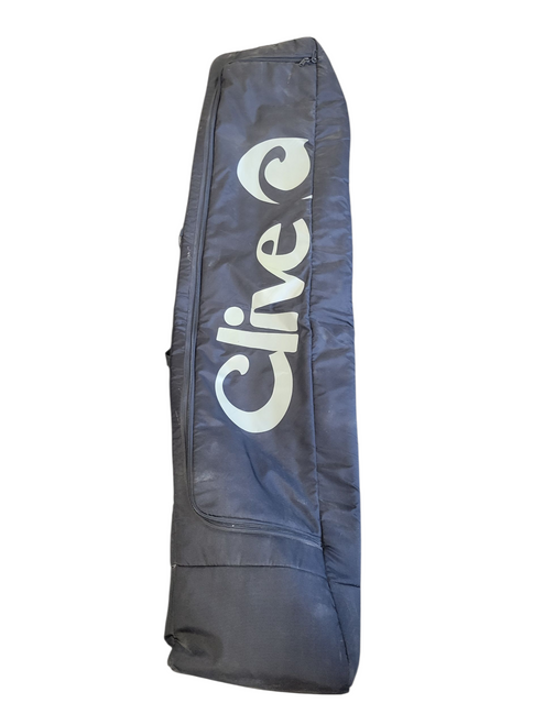 Vist Large View of Product Image Which is Used CLIVE SNOWBOARD BAG Wheeled Snowboard Bag Black
