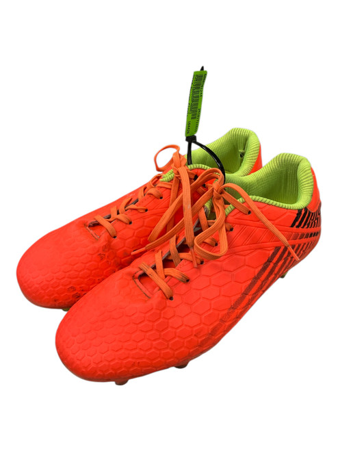 Vist Large View of Product Image Which is Used Soccer Cleats Orange Senior 6