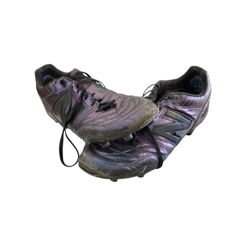 Vist Large View of Product Image Which is Used New Balance Soccer Cleats Black Senior 9.5
