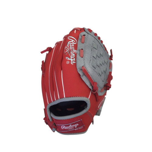 Vist Large View of Product Image Which is New RAWLINGS 9.5" RHT GRY/RED