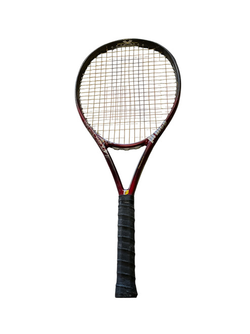 Vist Large View of Product Image Which is Used Prince THUNDER STRIKE 110 Adult Tennis Racquet Maroon 4 3/8"