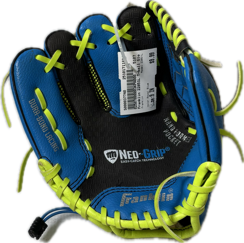 Vist Large View of Product Image Which is Used Franklin 22851L BB/SB Glove T-ball Royal Blue 9"