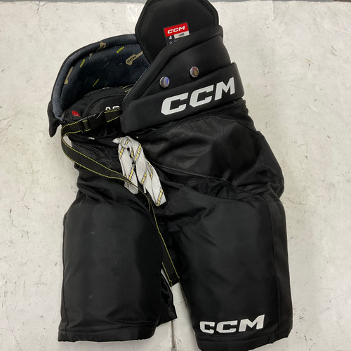 Vist Large View of Product Image Which is Used CCM TACKS AS580 Junior Pant Black And Yellow LG