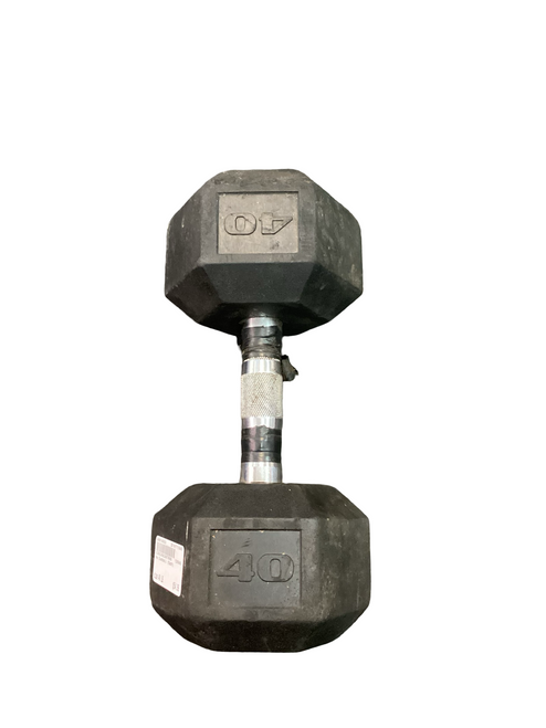 Vist Large View of Product Image Which is Used Hex Dumbbell (Each) 40 lb