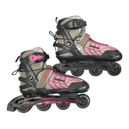 Used Schwinn ADJ 5-8 Senior Rec Fitness Skates Black Adjustable 11362-S000163599 Vist Large View of Product Image Which is Used Schwinn ADJ 5-8 Senior Rec Fitness Skates Black Adjustable