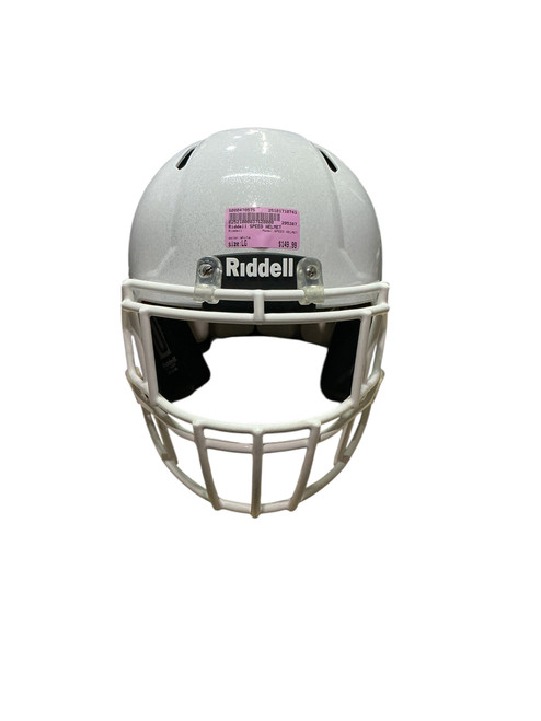 Vist Large View of Product Image Which is Used Riddell SPEED HELMET FB Helmet White LG