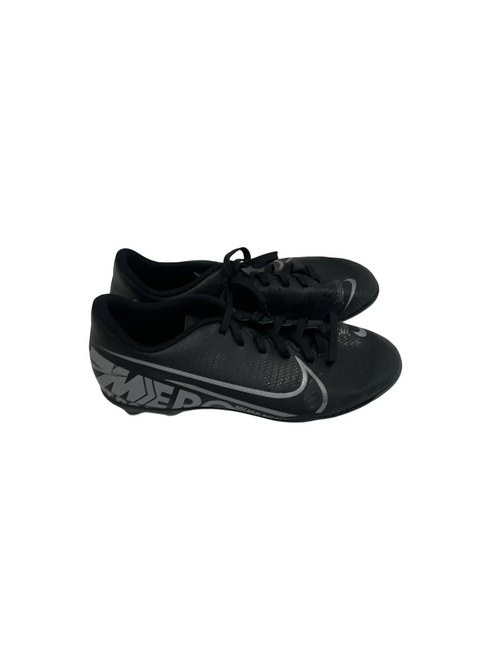 Vist Large View of Product Image Which is Used Nike Tiempo Jr 3.5 Soccer Cleats Black