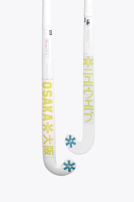 Vist Large View of Product Image Which is New Osaka Indoor Hockey Stick Pro Bow GF | Shadow Lime