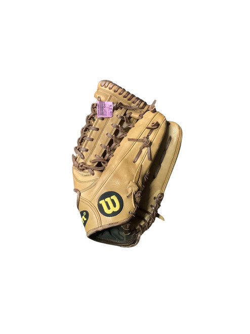 Vist Large View of Product Image Which is Used Wilson A2KKP92 BB/SB Glove RH Throw Brown 13"