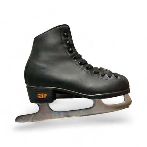 Vist Large View of Product Image Which is Used Riedell 12 B SZ 3 Boys Figure Skate Black Junior 03