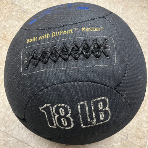Vist Large View of Product Image Which is Used XD KEVLAR 18lb Medicine Ball Black
