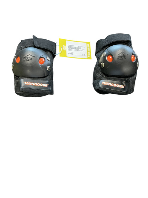 Vist Large View of Product Image Which is Used Mongoose Skateboard Elbow Pads Black MD