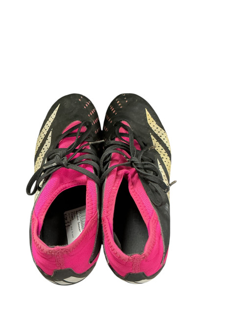 Vist Large View of Product Image Which is Used Adidas Soccer Cleats Pink And Black Senior 5