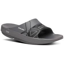 Vist Large View of Product Image Which is New BAUER OOFOS SPORT SLIDE GRY-MEN8/WMN10