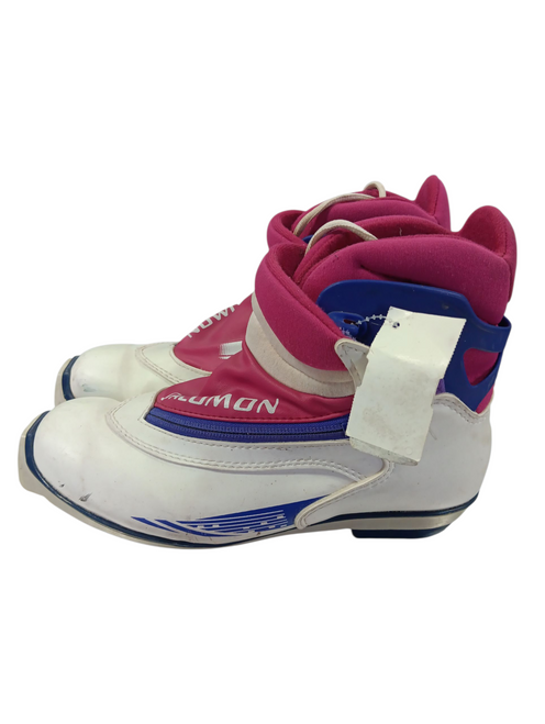 Vist Large View of Product Image Which is Used Salomon Womens SNS XC Ski Boots Pink W 06.5-07 / JR 4.5-05