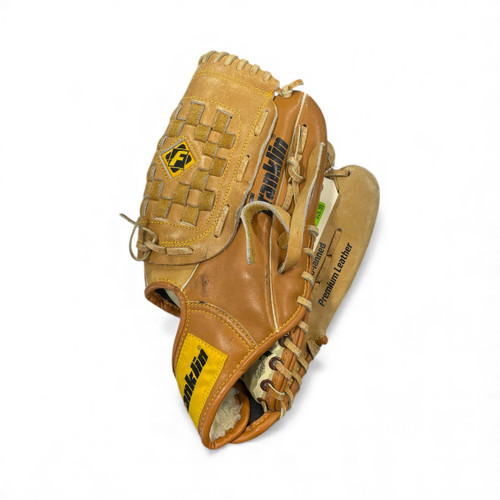 Vist Large View of Product Image Which is Used Franklin 4719 BB/SB Glove RH Throw Tan 12"
