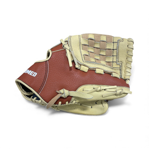 Vist Large View of Product Image Which is Used Primed PRD1200NB BB/SB Glove RH Throw Chocolate And Almond 12"