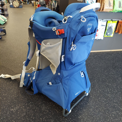 Vist Large View of Product Image Which is Used Osprey POCO PLUS External Frame Backpack Royal Blue