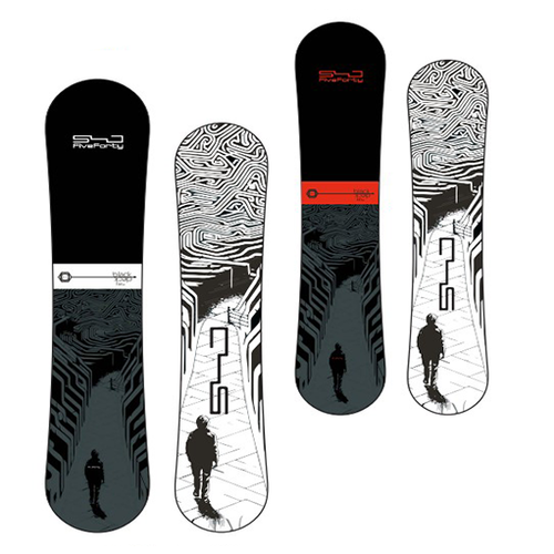 Vist Large View of Product Image Which is New 540 Black Deck Snowboard 139cm
