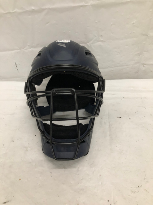 Vist Large View of Product Image Which is Used Easton ELITE X Catchers Helmet w/Mask Navy Blue LG