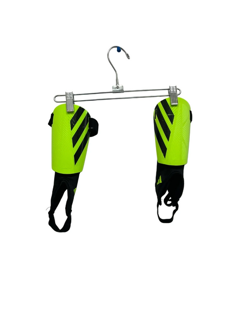 Vist Large View of Product Image Which is Used Adidas Jr MD Soccer Shin Guards Green