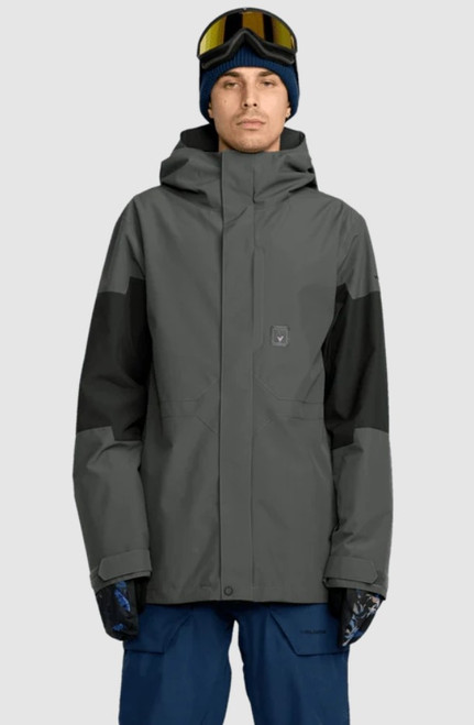 Vist Large View of Product Image Which is New VOLCOM PRIMRY JACKET DARK GREY XL