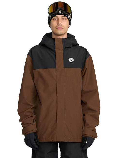 Vist Large View of Product Image Which is New VOLCOM BUCKTHREEEIGHTY JACKET BROWN LG