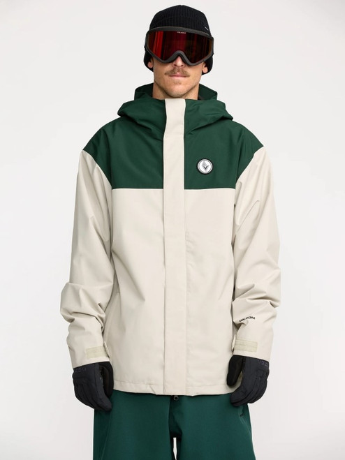 Vist Large View of Product Image Which is New VOLCOM BUCKTHREEEIGHTY JACKET STONE LG