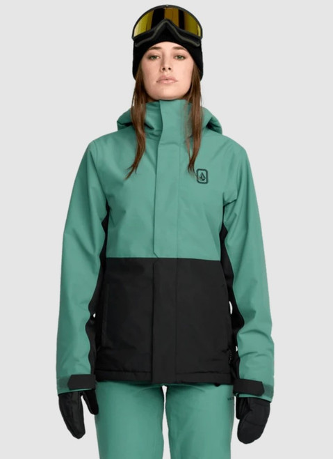 Vist Large View of Product Image Which is New VOLCOM WOMEN'S BOLT INSULATED JACKET SPRUCE GREEN LG