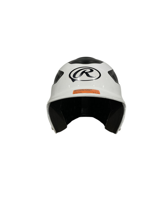 Vist Large View of Product Image Which is Used Rawlings BB HALMET Batting Helmet No Mask White S/M