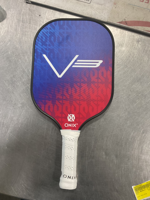 Used Onix RECRUIT V3 Pickleball Racquet Navy Blue 11614-S000223858 Vist Large View of Product Image Which is Used Onix RECRUIT V3 Pickleball Racquet Navy Blue