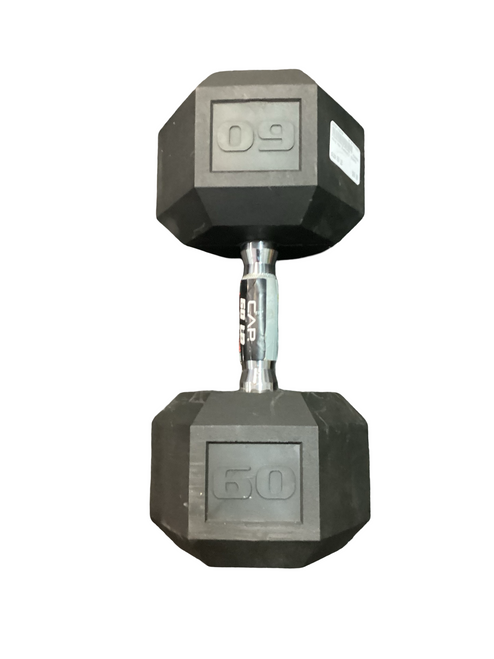 Vist Large View of Product Image Which is Used Hex Dumbbell (Each) 60 lb