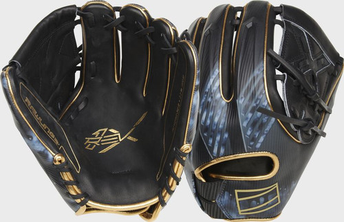 Vist Large View of Product Image Which is New RAWLINGS REV1X 11.75 BLK/BLUE RHT