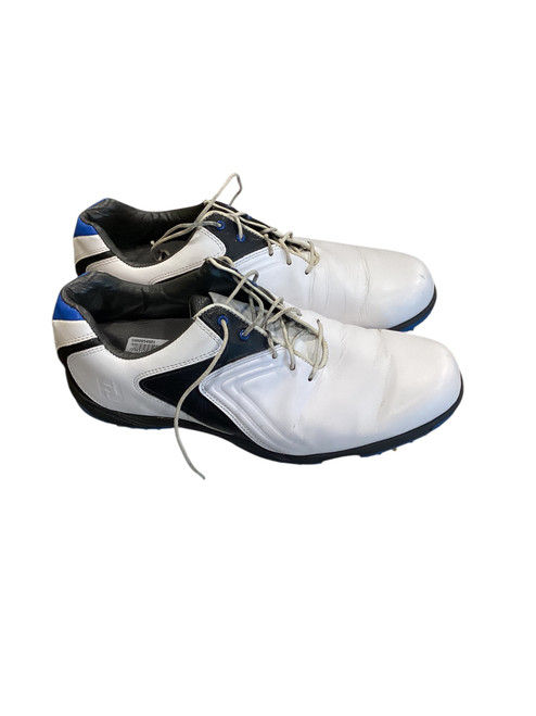 Vist Large View of Product Image Which is Used Foot Joy Mens Golf Shoes White Senior 10.5